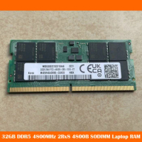 New 32GB DDR5 4800MHz 2Rx8 4800B SODIMM Laptop RAM For Samsung Notebook Memory Work Fine High Quality Fast Ship
