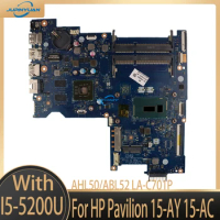 For HP Pavilion 15-AY 15-AC 815245-501 815245-001 Laptop Motherboard W/SR23Y I5-5200U CPU R5 M330 GPU AHL50/ABL52 LA-C701P Test