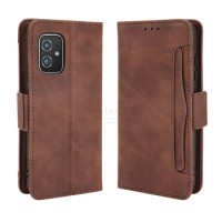 New Style Wallet Cases For ASUS Zenfone 8 ZS590KS Case Magnetic Closure Book Flip Cover For Zenfone8 ZS590KS Leather Card Holder