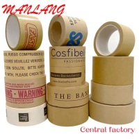 Custom Custom Printed Carton Packing Self Adhesive Kraft Paper Gummed Tape