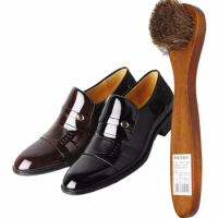Shoe Brush Multifunctional 2-in-1 Shoe Shine Brushes Soft Polish