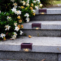 Solar Step Light Decorative Wall Light Outdoor Step Light Balcony Fence Light Courtyard Decorative L