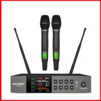 OKMIC UW-209+OK-DPA1 Digital ID Pilot Series Wireless Handheld Microphone System For Stage on Teaching Gathering Promotion