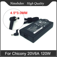 NMSHDES Power Supply For Chicony 20V 6A 120W A17-120P2A AC Aapter Charger For MSI GF63 Thin 10UC Cable