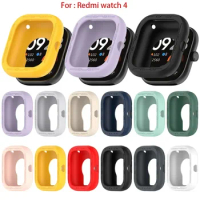 Protective Cover Case for Redmi Watch 4 Smart Watch Silicone Bumper Frame Protector for Xiaomi Redmi Watch 4 Case