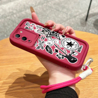 Casing Hp untuk Infinix Note 12 G96 Note 12 Turbo G96 Case Casing stiker biola Pola Kasus tali tangg