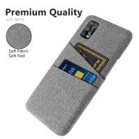 Fabric Case for Oppo Realme 7 Pro 5G 4G Funda Luxury Fabric Dual Card Phone Cover for Oppo Realme 7 pro Coque Capa Realme7 7Pro