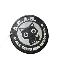Acab Kucing cute patches custom