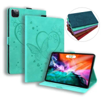 Tablet Cover for Samsung Galaxy Tab S7 11'' SM-T870 T875 / S7 Plus S7+ S8 S8+ Case Butterfly for Samsung Tab S7 S8 Plus FE Cover