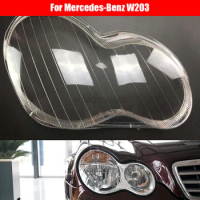 Headlamp Cover For Mercedes-Benz W203 C180 C200 C230 C260 C280 2000 2001 2002 2004 Car Headlight Lens Replacement Auto Shell