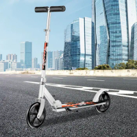 Adult Scooter All Iron 200mm Big Wheel Scooter City To Work Scooter Campus Foot Scooter