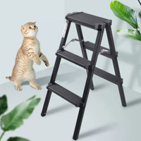 家用摺疊人字梯鋁合金加厚梯子室內爬梯三四步梯凳雙側工程梯凳子