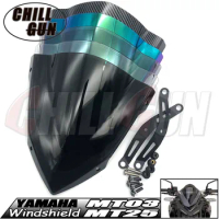 Motorcycle Accessories Wind Deflectors Windshield Windscreen For YAMAHA MT03 2020-2021 MT 03 MT-03 MT25 MT-25 MT 25 2020-2021