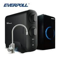 EVERPOLL RO-800G直出RO淨水器 搭配EP168冷熱雙溫飲水機 含雙溫龍頭 大大淨水