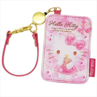 大賀屋 Hello Kitty 伸縮 票卡套 證件套 卡套 悠遊卡 KT 凱蒂貓 三麗鷗 日貨 正版 J01180276
