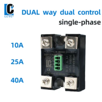 SSR-2DA10A 25A 40A Dc Ac control double output control solid state relay solid state relay