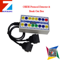 obd2 protocol detector 2 in 1 OBD II Breakout box protocol detector for key programming and chip tuning