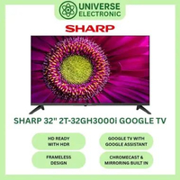 SHARP 32GH3000i / 2T-C32GH3000i / 32GH3000 GOOGLE TV 32 Inch