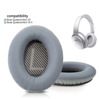 NEWEST Professional Bose QC35 Ear Pads Replacement – Ear Cups for Bose QuietComfort 35 I/II Over-Ear Headphone, Midnight Blue