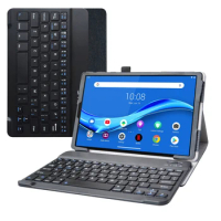 New Removable Bluetooth Keyboard Leather Case Cover For Lenovo Tab M10 Plus 10.3" Tablet