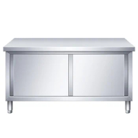 Commercial Stainless Steel 150cm Length Work Table Working Table Restaurant Customized Kitchen Equipment Kitchen work bench