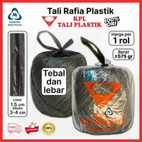 Tali Rapia Roll - Tali Rafia Plastik Tebal - Tali Ikat Tambang Plastik, jemuran, paket Kuat Multifun