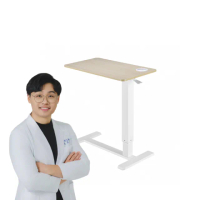 【FUNTE】Ines 氣壓式升降小邊几 兩色可選(茶几 邊桌 床邊桌 氣壓桌 升降餐桌)