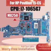 DAG7BMB68C0 For HP Pavilion 15-CS Laptop Motherboard i7-1065G7 MX250 L67285-601 L67285-601 862398-855 Notebook Mainboard
