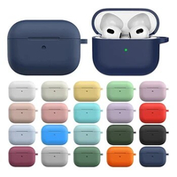 Silicone Earphone Case for AirPods 1/2 Cover Case Wirless Headphones Earbuds For Airpods pro2 Case with Case Bag
