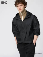 UNIQLO C CLARE CWK Jaket Light Weight Parka Ringan pria BLACK M