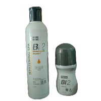 Paket BI2 Whitening Deo Roll on + Whitening Body Lotion, bebas bau badan, kulit cerah, lembut dan se