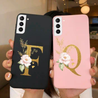 For Samsung S21 FE S21 Ultra Plus Case Slim Soft Cute Letters Cover For Samsung Galaxy S21 Plus 5G S21+ S 21 Ultra Phone Cases