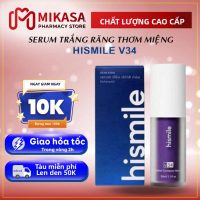 Serum Trắng Răng HISMILE V34 - Tinh Chất HISMILE V34 Hút Ố Vàng,Cao Răng, Giữ Hơi Thở Thơm Mát