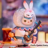 POP MART PUCKY Festival Babies Series Blind Box Toys Anime Figure Doll Mystery Box Kawaii Ornament Cute Gift For Girls Birthday