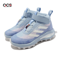 adidas 童鞋 FortaRun ATR Frozen EK K 水藍 白 冰雪奇緣 中童 迪士尼 運動鞋 H67845