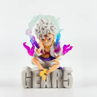 New One Piece GK Luffy Gear 5 Action Figure Nika Statue Anime Figurine Pvc Model Hobby Doll Collection Decoration Toy Kids Gift
