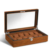 New Wood Watch Display Boxes Case Fashion Watch Storage Holder Mens Mechanical Watch collection