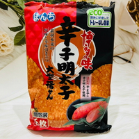 日本 bonchi 少爺 博多味 辣味明太子米果 辛子明太子仙貝 6枚入