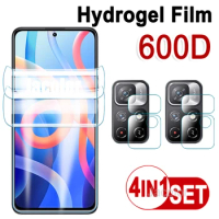 4in 1 Screen Protector For Xiaomi Redmi Note 10 11 Pro Max 5G 4G Note11 Note10 11Pro 10Pro 5 4 G Gel Hydrogel Film Camera Lens