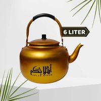TEKO ARAB STAINLESS STEEL GOLD TEKO AIR ZAMZAM 6L Motif