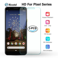 2 PCS 9H Premium Tempered Glass For Google Pixel 4 3 3a 2 Screen Protector For Google Pixel 4 XL 3a 6 2 XL Protective Glass 6a