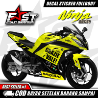 decal ninja fi 250 fullbody grazie vale stiker ninja 250fi fullblok grazie vale Motor Motor Motorcyc