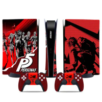 P5 Persona5 PS5 digital edition Skin Sticker Decal Cover for PS5 digital Console and 2 Controllers PS5 Skin Sticker