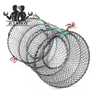 1pc Fishing Collapsible Trap Cast Keep Net Crab Crayfish Lobster Catcher Pot Trap Fish Net Eel Prawn Shrimp Live Bait Hot Sale