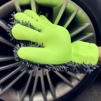 Premium Microfiber Wash Mitt Waterproof Mitt Auto Car Wash Soft Anti-scratch for Car Wash Multifunction Thick Cleaning glove