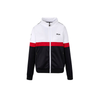 FILA 女吸濕排汗刷毛外套-黑色 5JKX-5715-BK