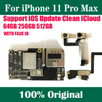 For iPhone 11Pro Max Motherboard Support iOS Update No iCloud Logic Board For iPhone 11 Pro Max Full Chips Working MB