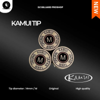 KAMUI STANDART ORIGINAL CEU TIP M ( MEDIUM ) 14mm billiard - cue