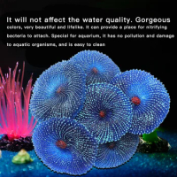 Aquarium Artificial Coral Fish Tank Landscape Decoration Plant Simulation Vivid Soft Coral Ornament Fish Tank Decoration