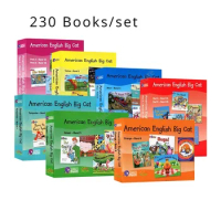 230 Books/set,Collins Cat English Grading Reading US Big Cat Picture Book Level 1-7 Complete Set (Textbook + Workbook)Livros
